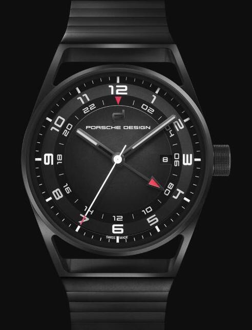 Replica Porsche Design Watch 1919 GLOBETIMER ALL BLACK 4046901418229